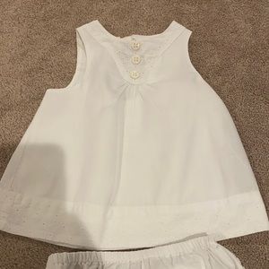 Janie & Jack linen dress with bloomers